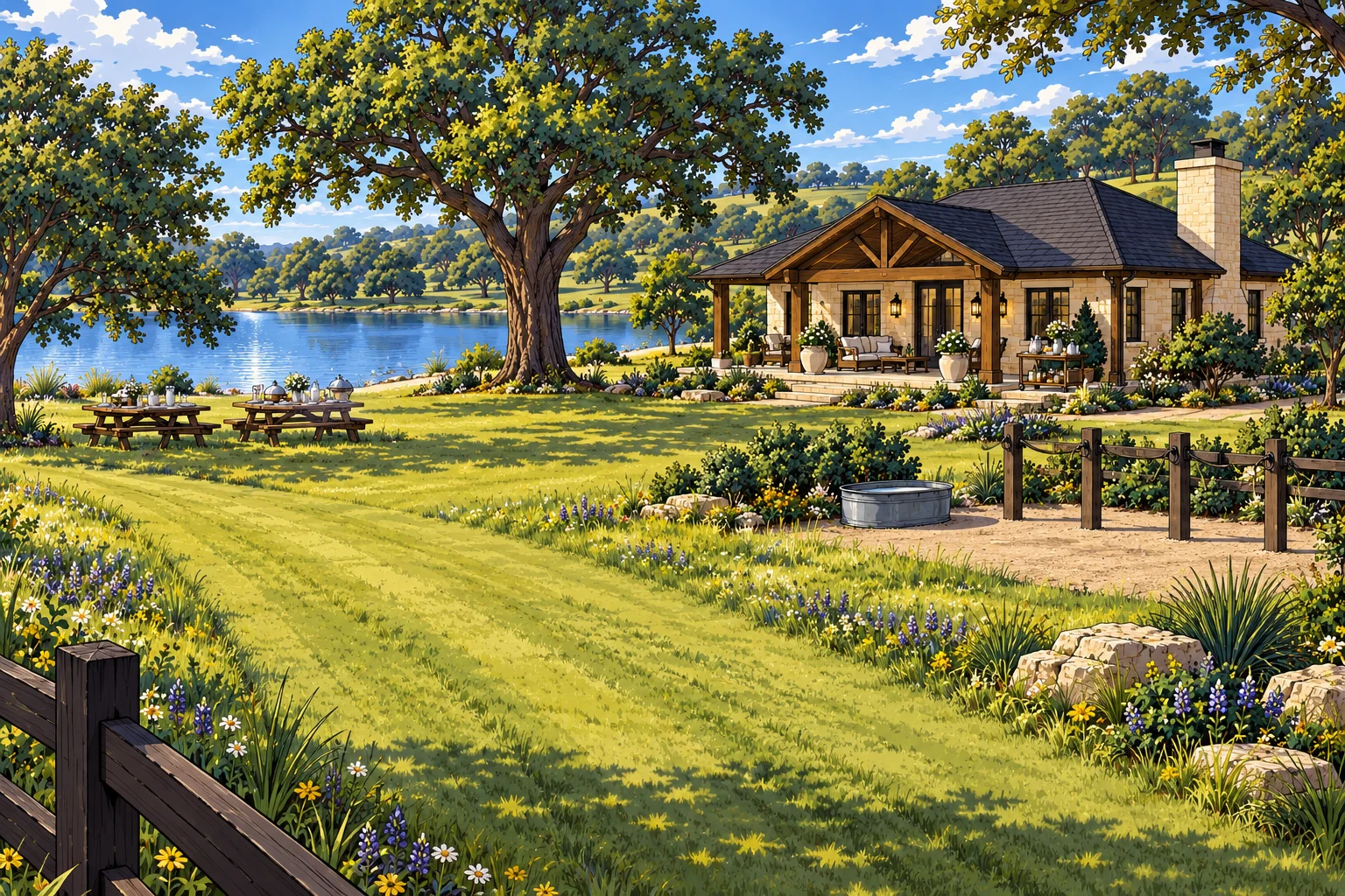 The lake house