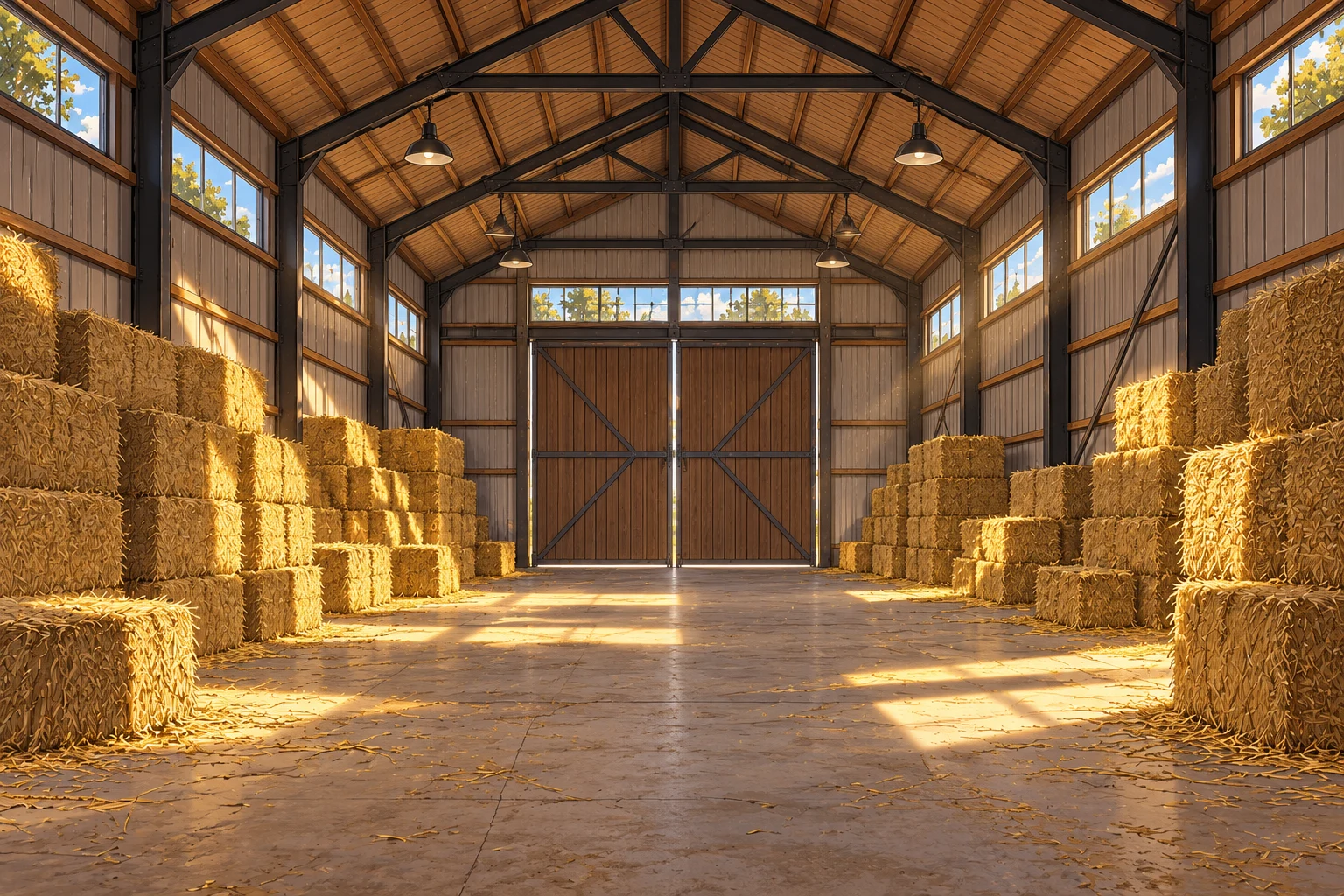 The barn